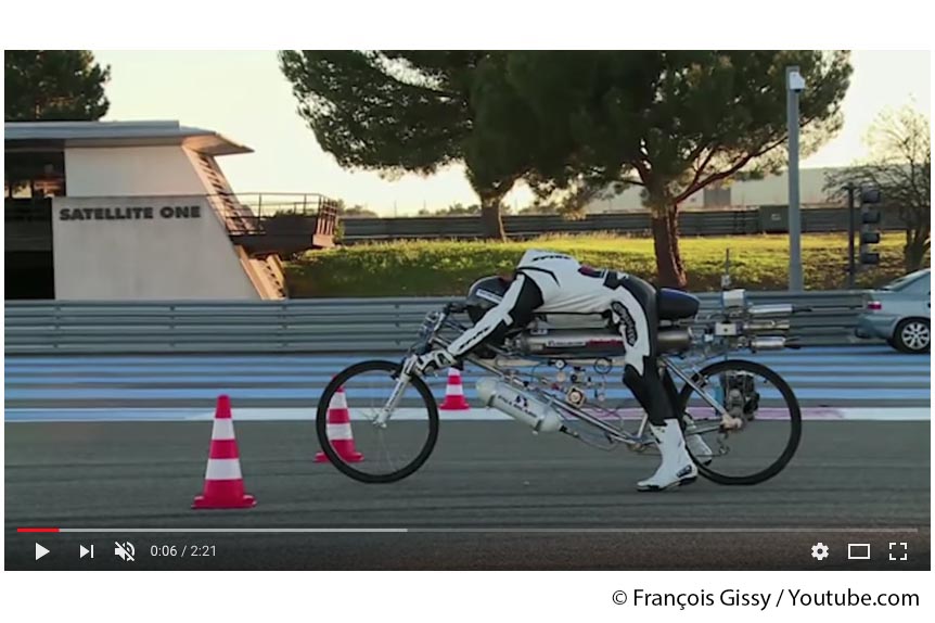Décès de François Gissy au guidon de son « vélo-fusée (...)