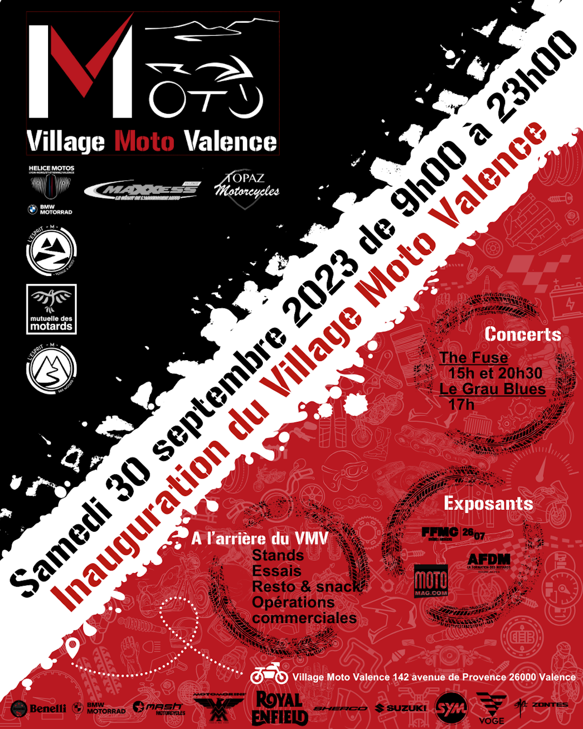 Journée d'inauguration du Village Moto Valence le (...)