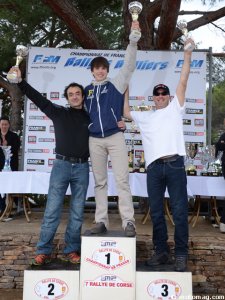 Rallye de Corse : podium 125