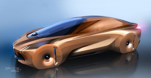 BMW Vision Next 100 : Carénage intégral
